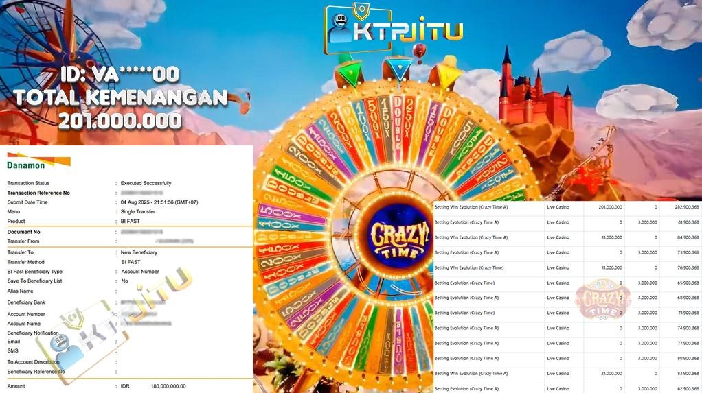Pembayaran Withdraw Hari Ini 04 Agustus 2025 By KTPJITU 04/08/2025 Pembayaran Withdraw Hari Ini 04 Agustus 2025 By KTPJITU 04/08/2025