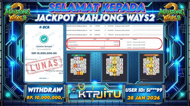 Pembayaran Withdraw Hari Ini 28 JANUARI 2026 By KTPJITU 28/01/2026