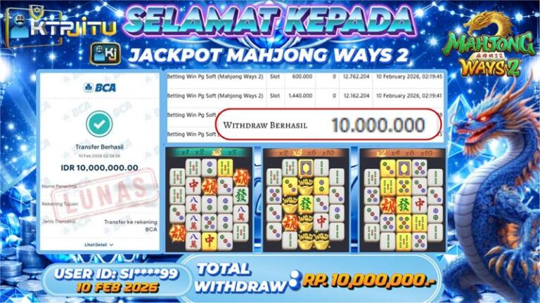 Pembayaran Withdraw Hari Ini 10 FEBRUARY 2026 By KTPJITU 10/02/2026