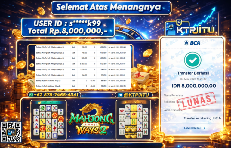 Pembayaran Withdraw Hari Ini 04 MARET 2026 By KTPJITU 04/03/2026