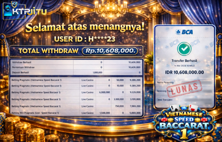 Pembayaran Withdraw Hari Ini — 14 Maret 2026 Oleh KTPJITU