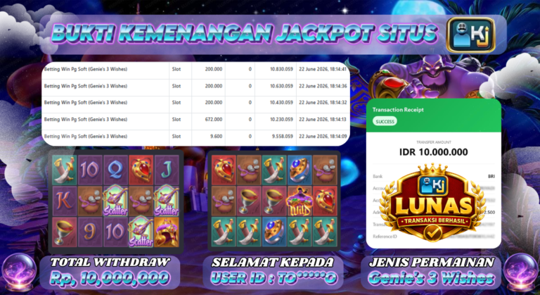 Pembayaran Withdraw Hari Ini — 22 Juni 2026 Oleh KTPJITU