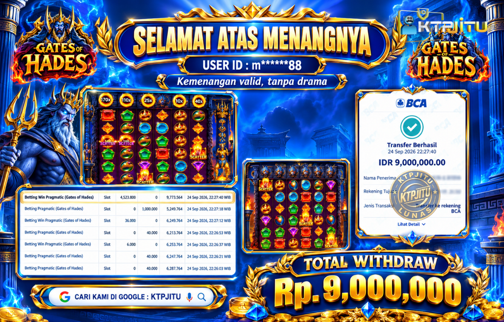 Pembayaran Withdraw Hari Ini — 24 September 2026 Oleh KTPJITU