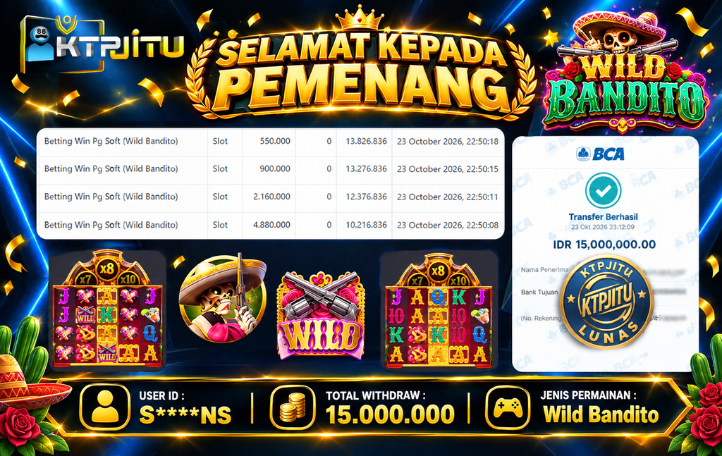 Pembayaran Withdraw Hari Ini — 23 Oktober 2026 Oleh KTPJITU