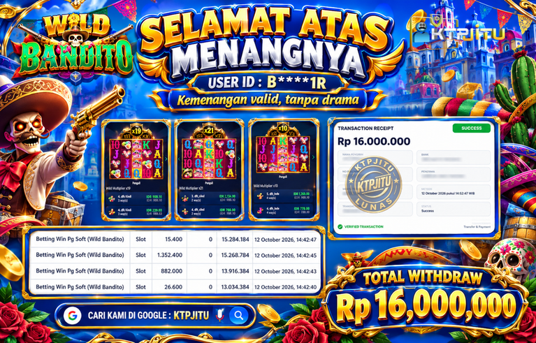 Pembayaran Withdraw Hari Ini — 12 Oktober 2026 Oleh KTPJITU
