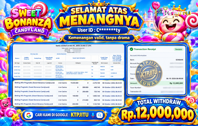 Pembayaran Withdraw Hari Ini — 06 Oktober 2026 Oleh KTPJITU