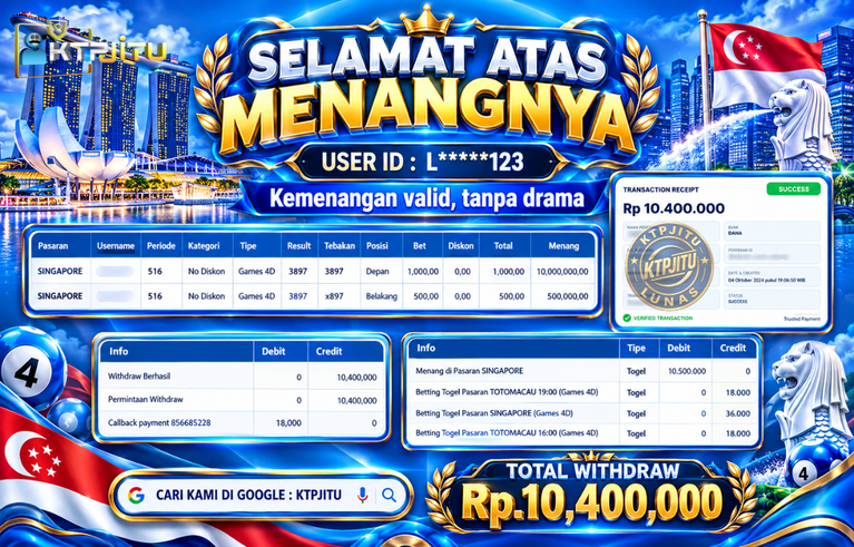 Pembayaran Withdraw Hari Ini — 05 Oktober 2026 Oleh KTPJITU