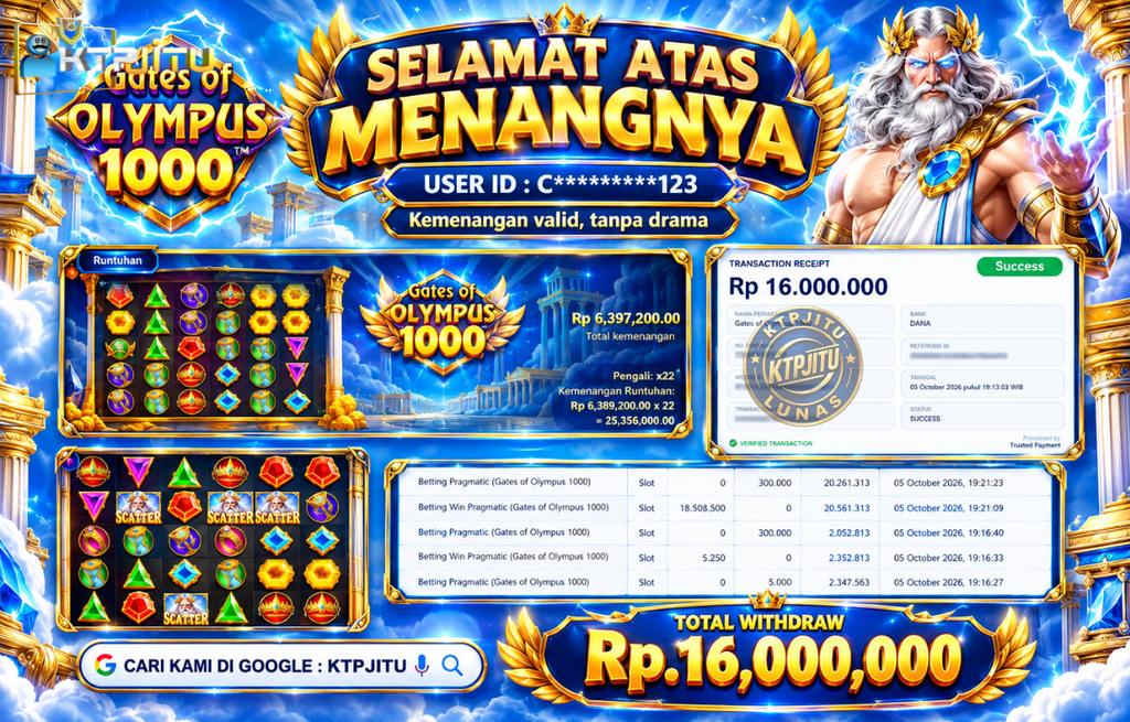Pembayaran Withdraw Hari Ini — 05 Oktober 2026 Oleh KTPJITU