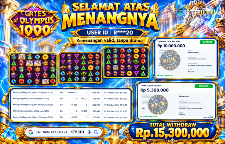 Pembayaran Withdraw Hari Ini — 07 Oktober 2026 Oleh KTPJITU